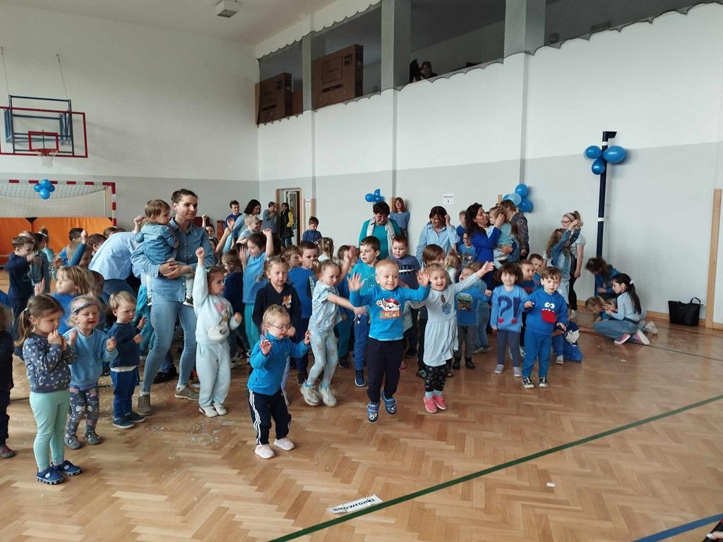 Niebieskie Igrzyska w naszym przedszkolu 