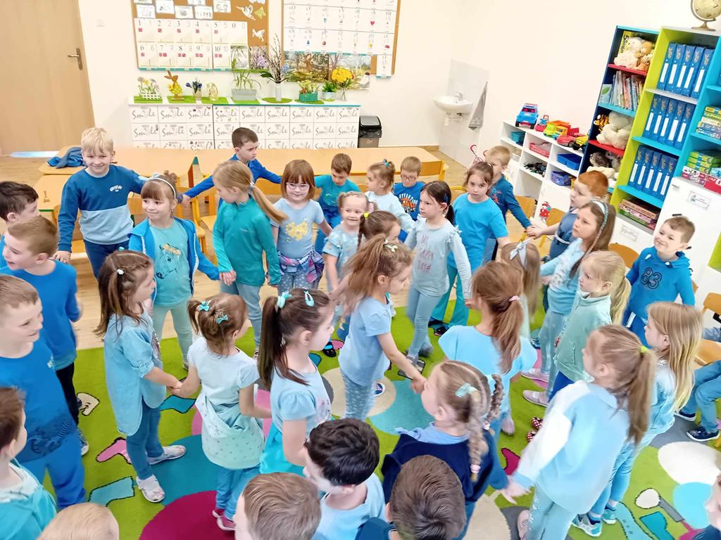 Niebieskie Igrzyska w naszym przedszkolu 