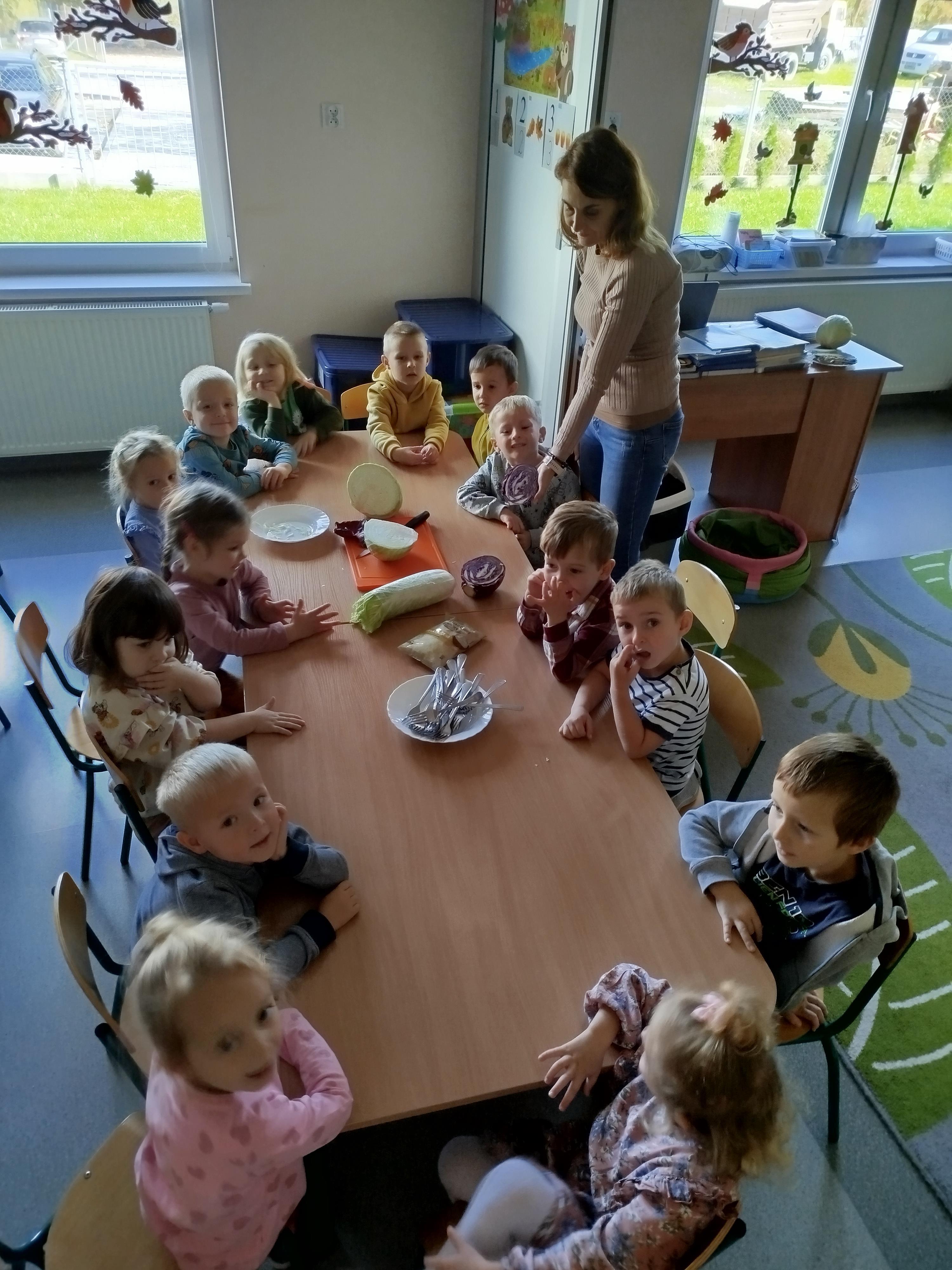 Zajęcia kulinarne w przedszkolu 