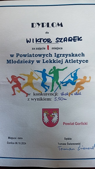 POWIATOWE IGRZYSKA MŁODZIEŻY W LEKKIEJ ATLETYCE