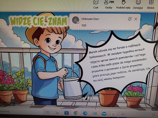 Widzę Cię, znam cię, Wiem o Tobie