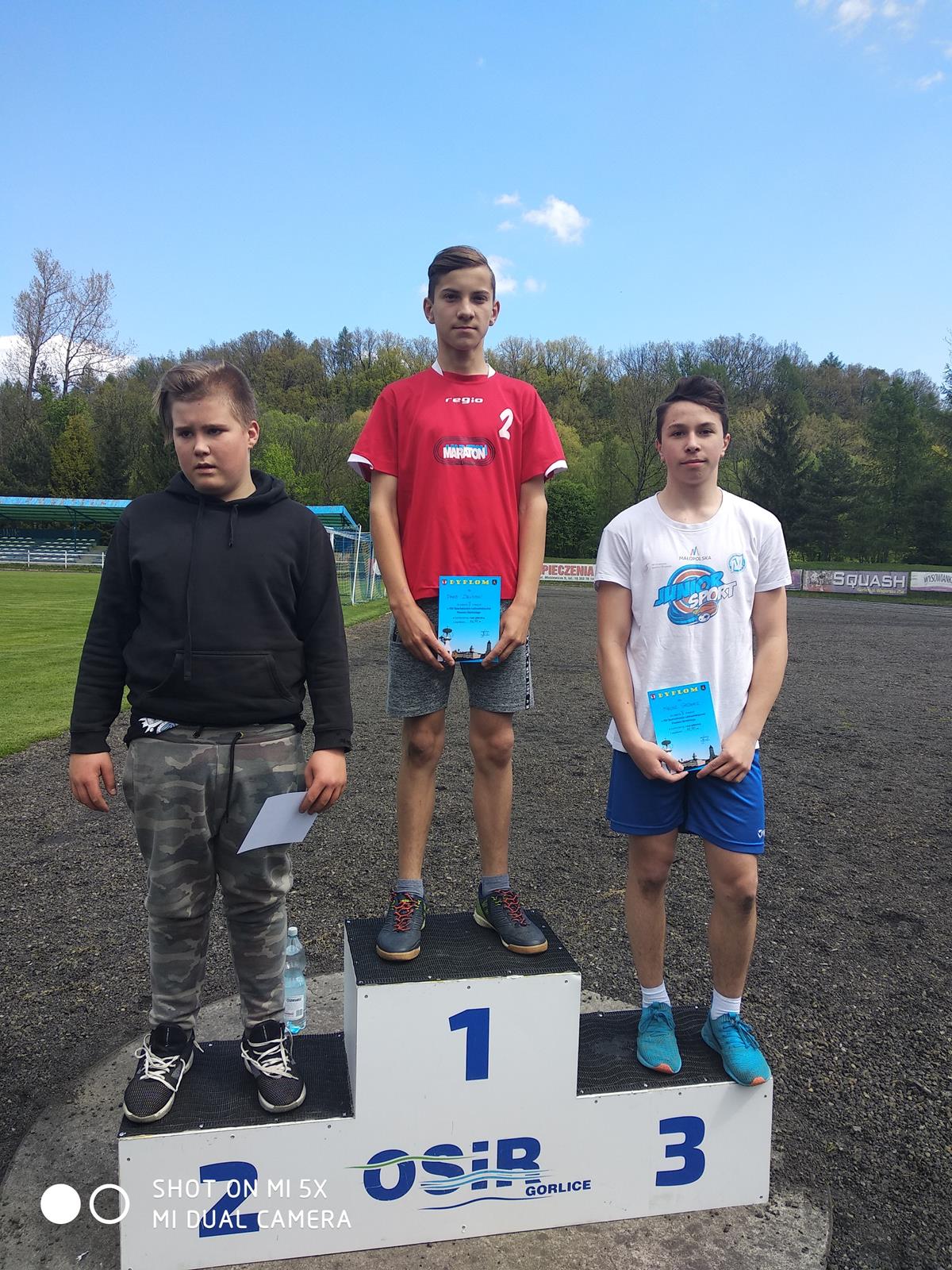 Złoty medal na powiatowym czwórboju lekkoatletycznym