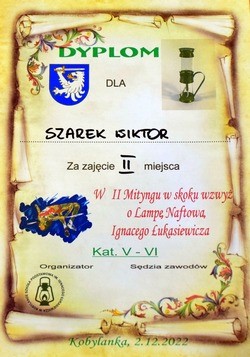 II Barbórkowy Mityng w skoku wzwyż „O Lampę Naftową Ignacego Łukasiewicza”