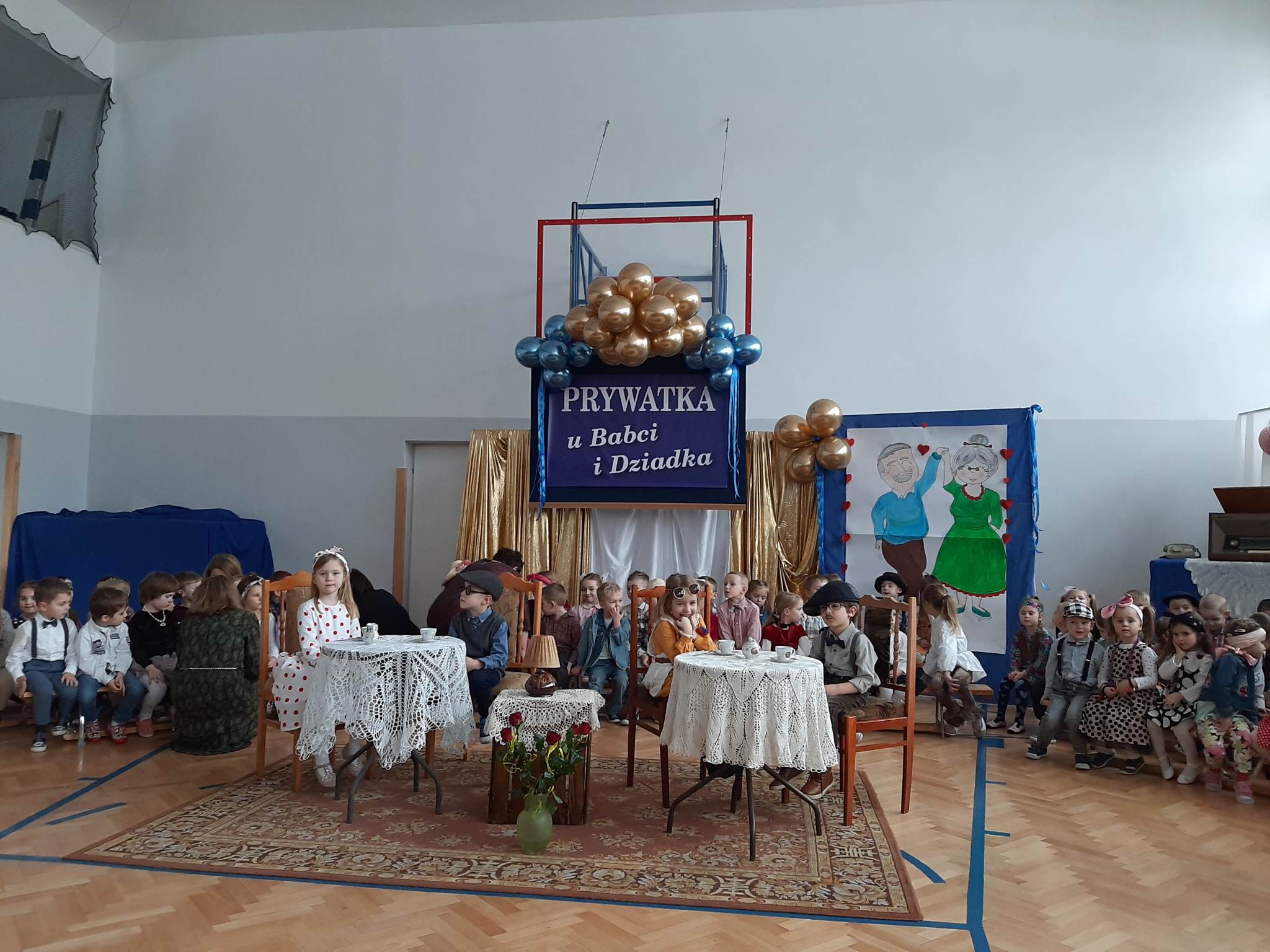 ,,Prywatka u Babci i Dziadka” – uroczystość z okazji dnia Babci i Dziadka. 