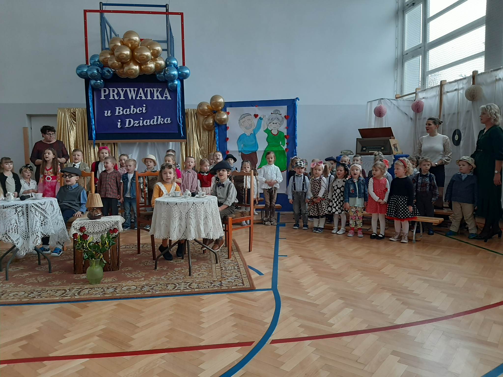 ,,Prywatka u Babci i Dziadka” – uroczystość z okazji dnia Babci i Dziadka. 