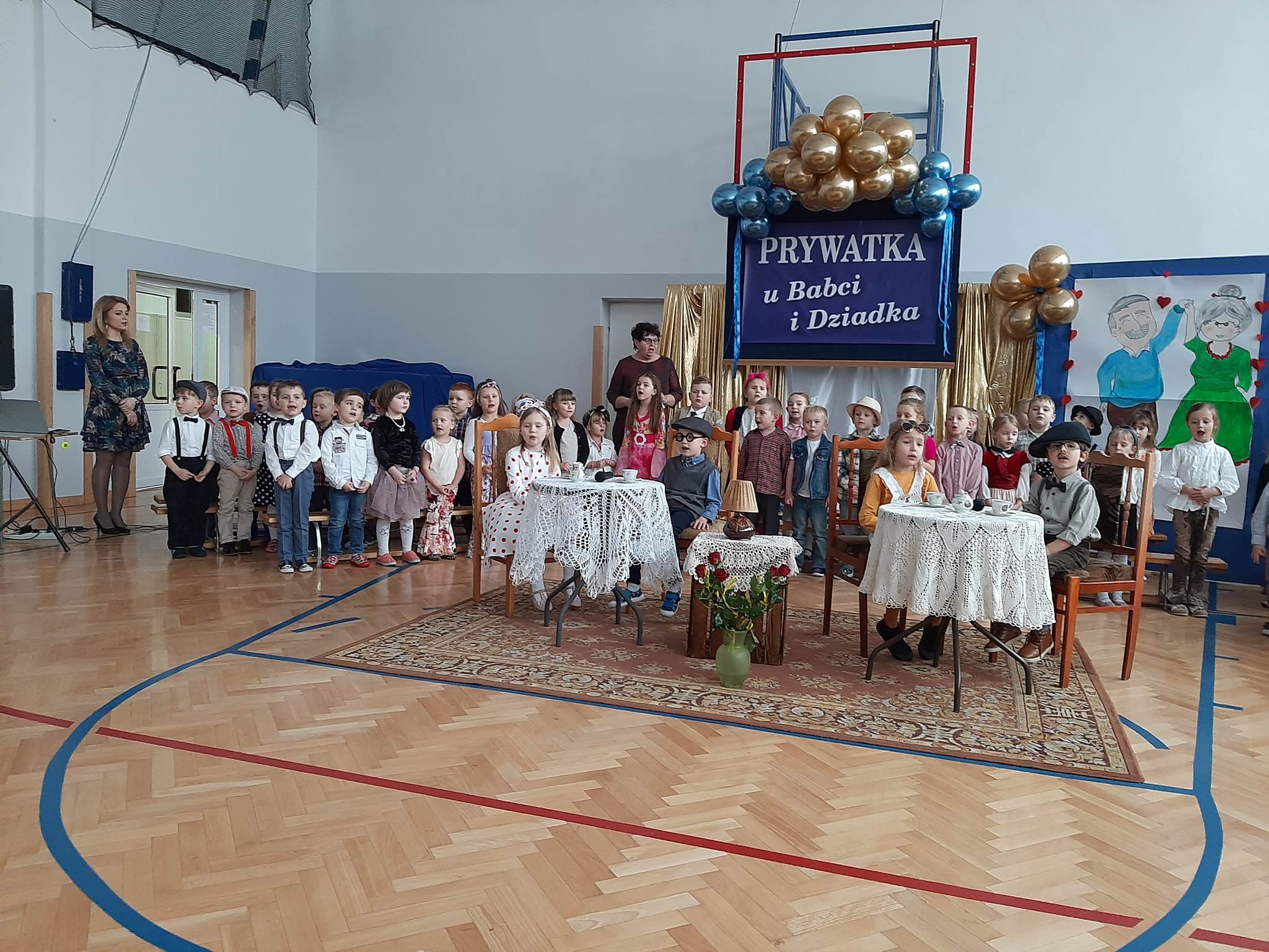 ,,Prywatka u Babci i Dziadka” – uroczystość z okazji dnia Babci i Dziadka. 