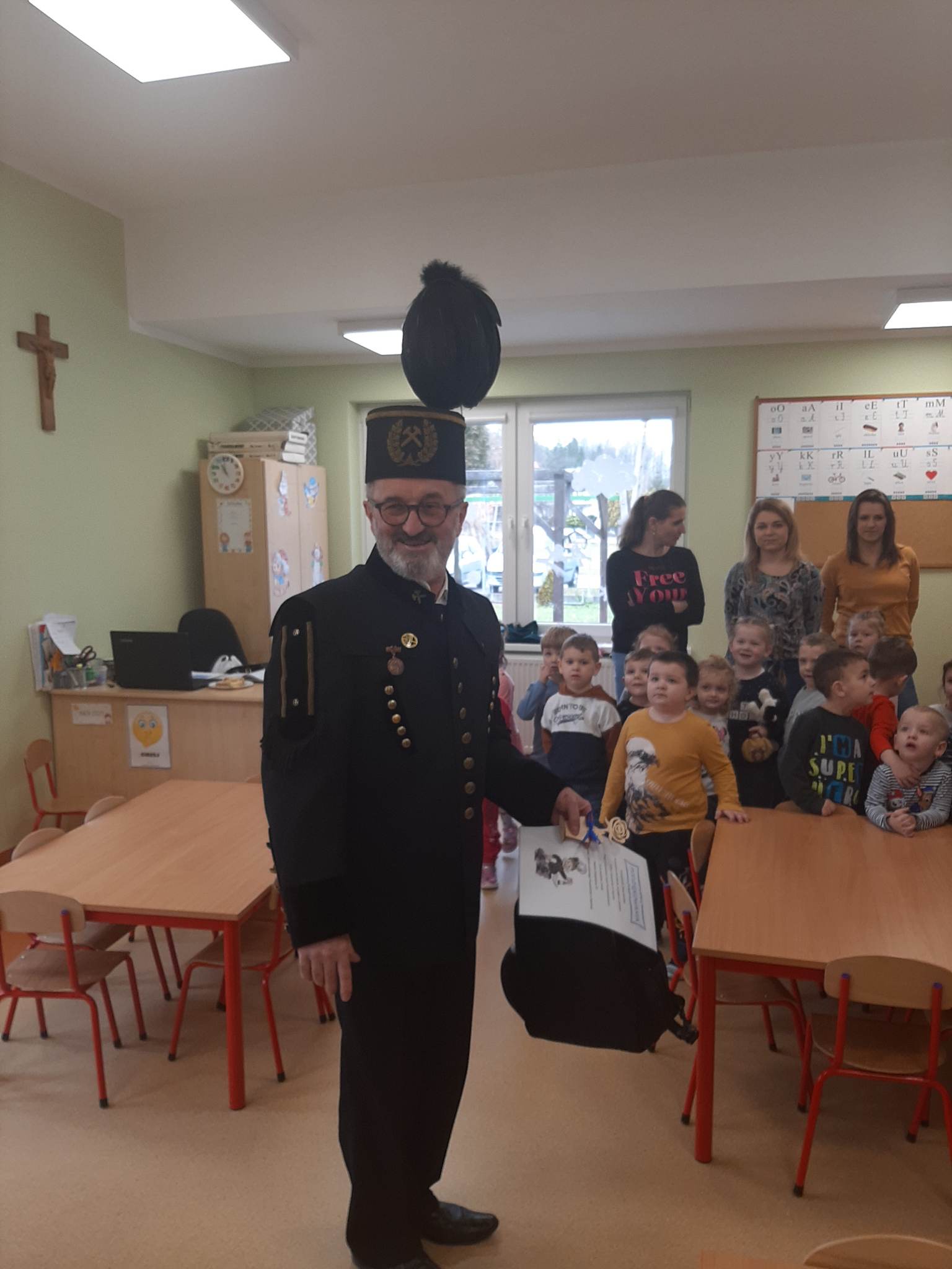 Wizyta Pana Górnika w przedszkolu 