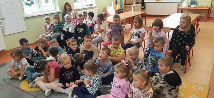 Wizyta Policjantów w przedszkolu 