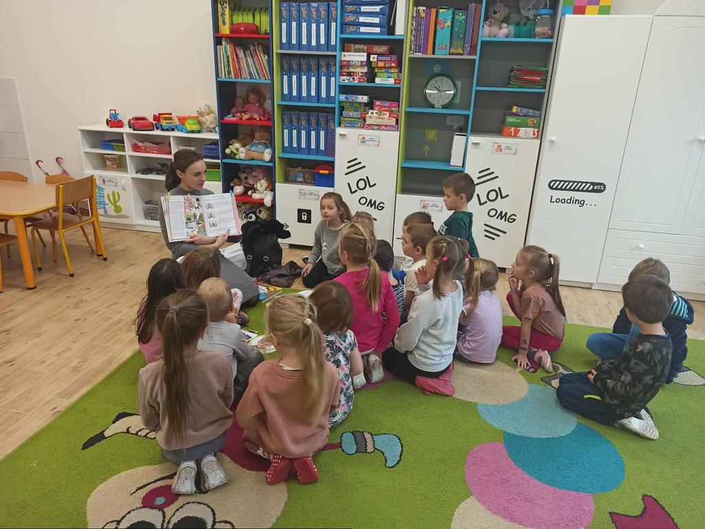 Warsztaty  biblioterapeutyczne w Zerówce - współpraca z Biblioteką Pedagogiczną w Gorlicach