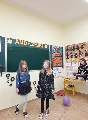 Andrzejki w klasach I - III